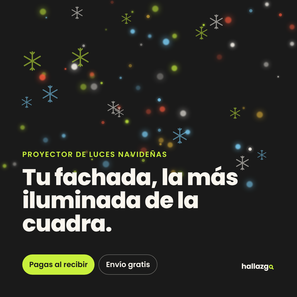 Proyector de luces navideñas de Hallazgo